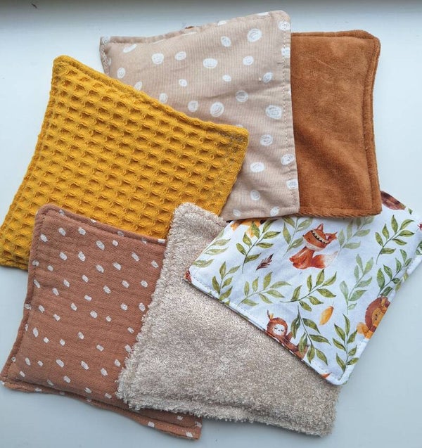 Stoffen pittenzakjes, set van 6