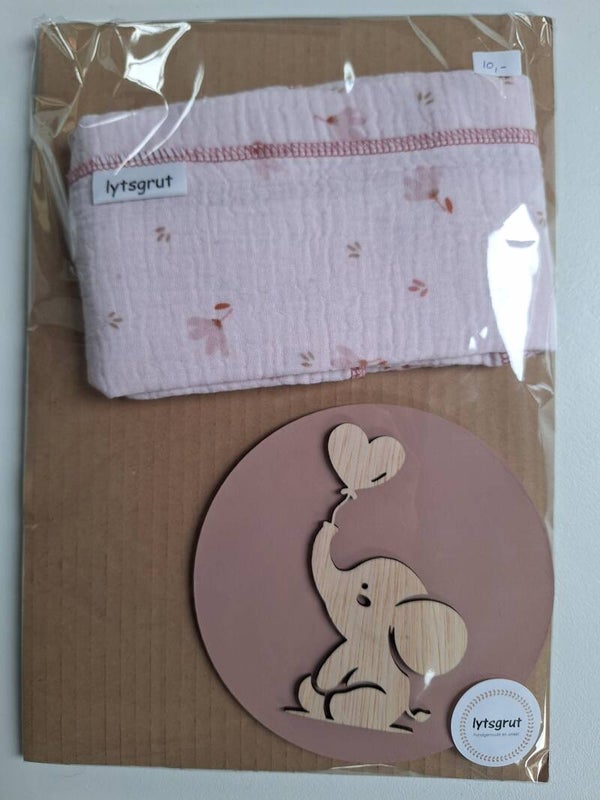 Muurcirkel olifant met hydrofiele doek