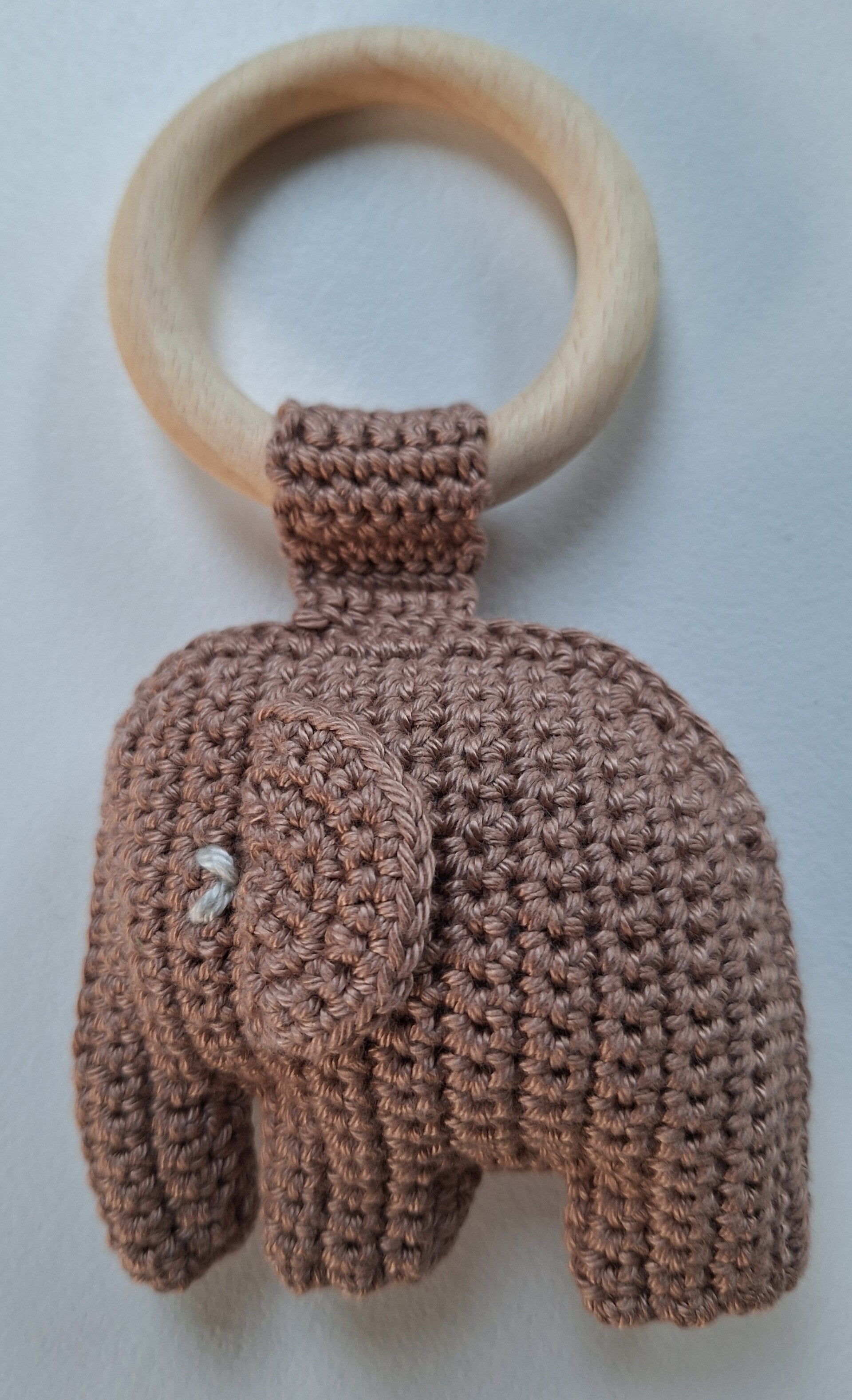 Bijtring olifant mauve