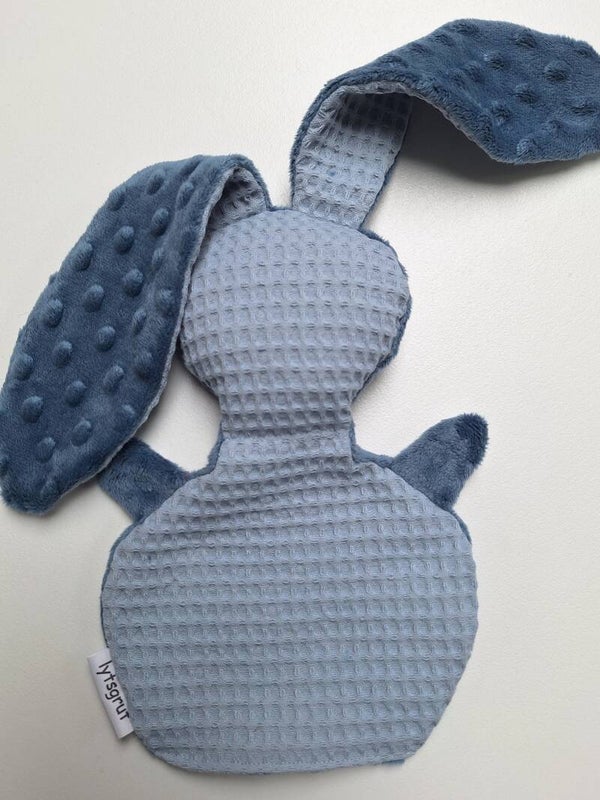 Knuffelkonijn blauw