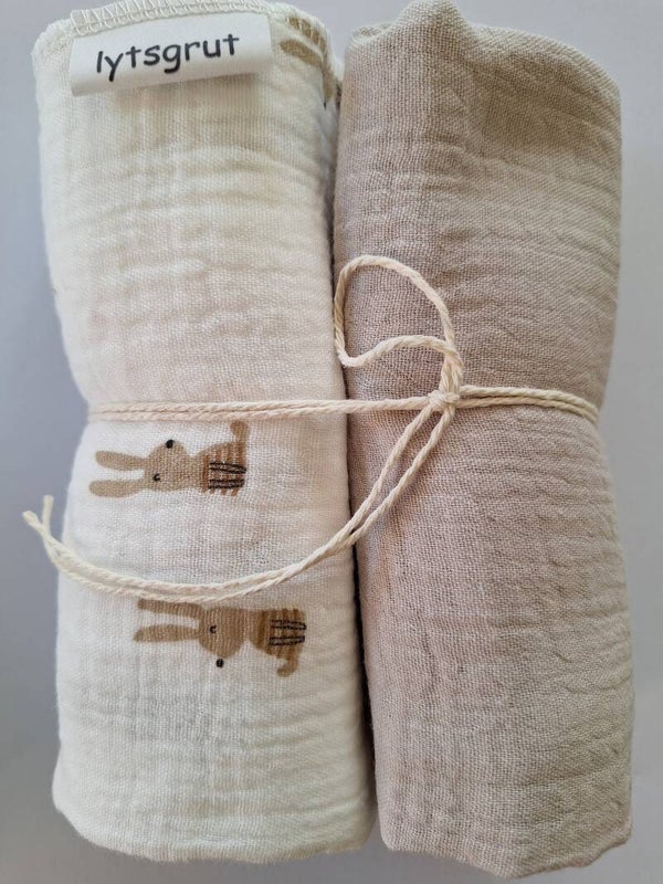 Set van 2 hydrofiele doeken