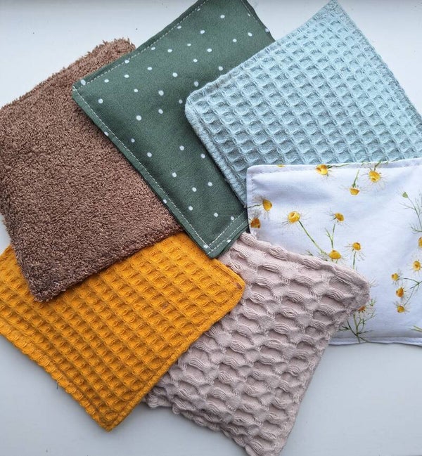 Stoffen pittenzakjes, set van 6