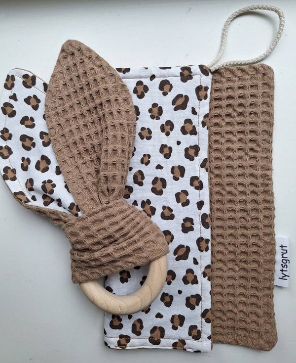 Cadeausetje taupe/panter