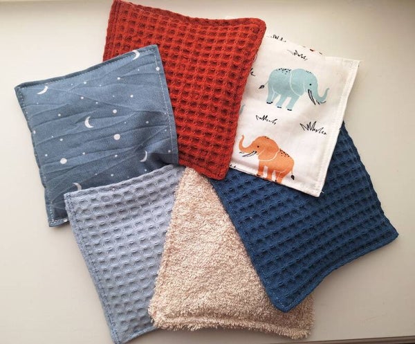 Stoffen pittenzakjes, set van 6