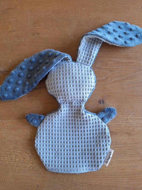 Knuffelkonijn blauw