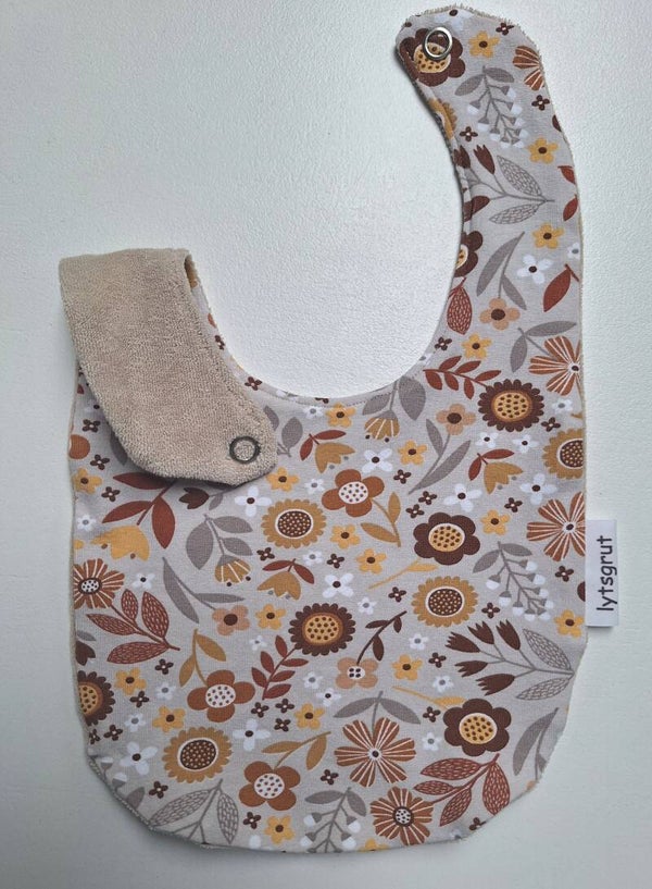 Babyslabbetje retro bloemen