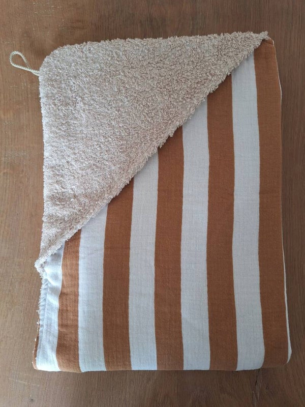 Badcape zand/streep