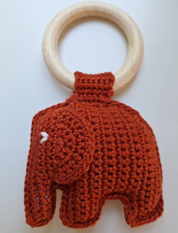 Bijtring olifant roest