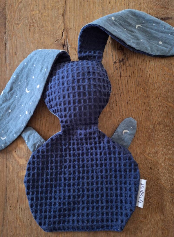 Knuffelkonijn blauw