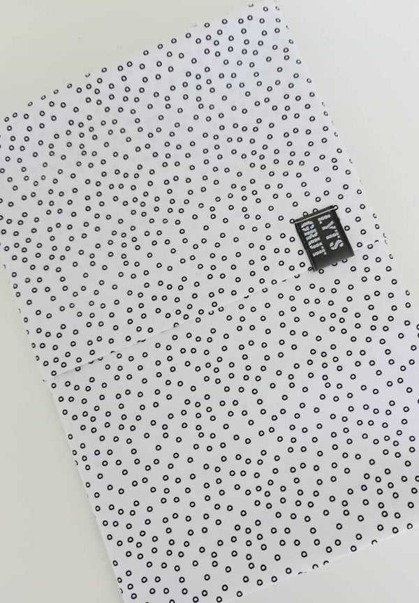 Lakentje open stip, voor kinderwagen/wieg