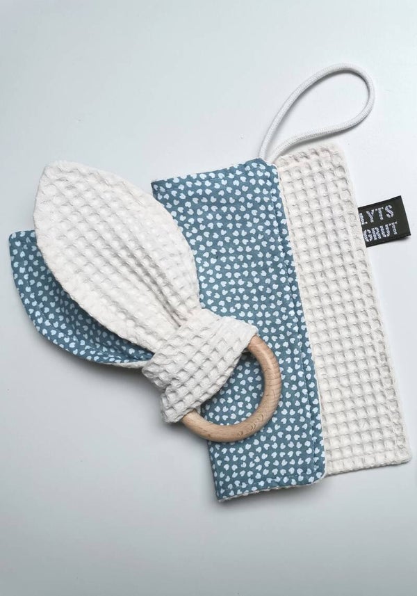 Giftsetje ecru/blauw