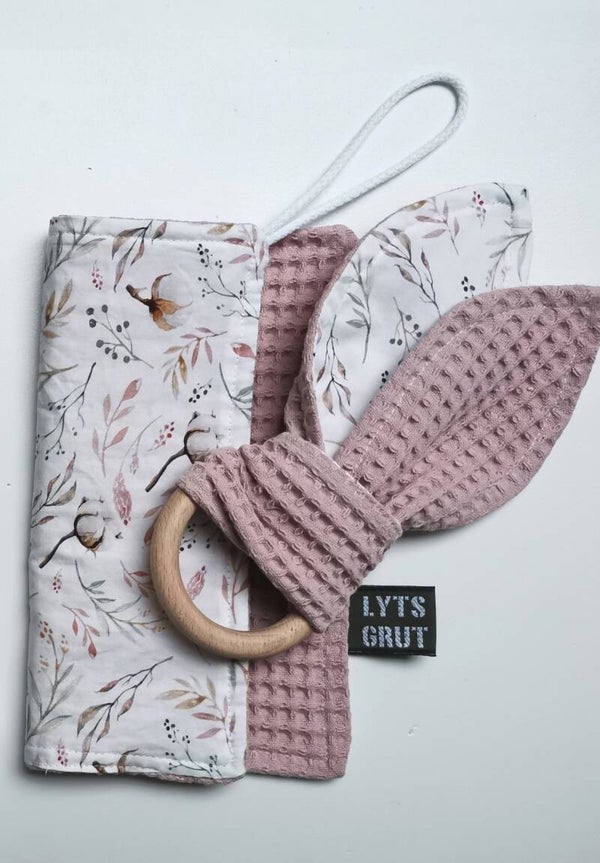 Giftsetje oudroze/nature leaf