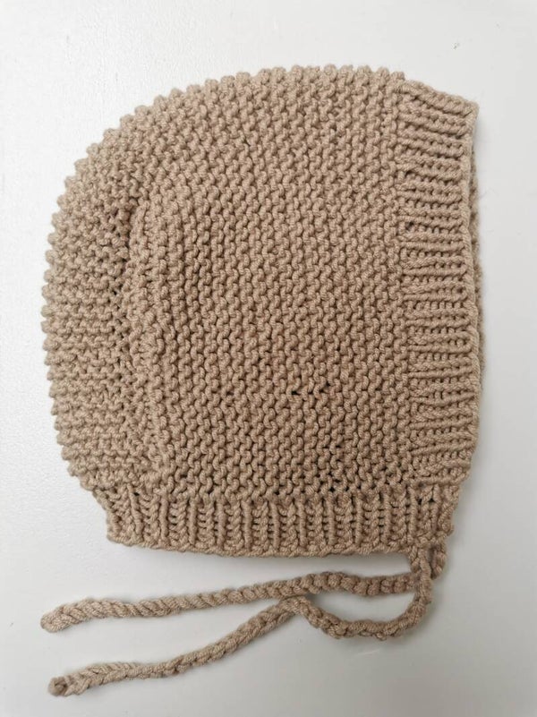 Bonnet beige 0-6 maanden