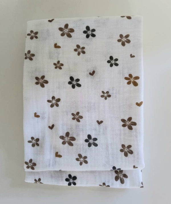 Hydrofiele doek bloemetjes