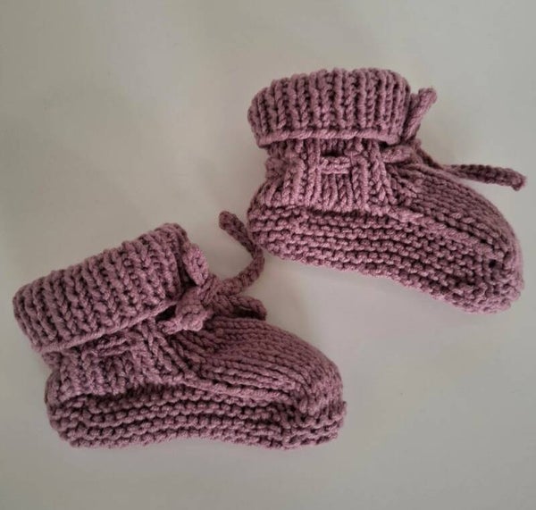 Babyslofjes mauve