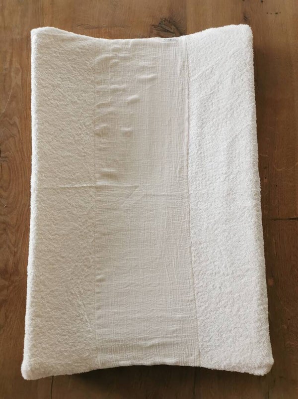 Aankleedkussenhoes off-white