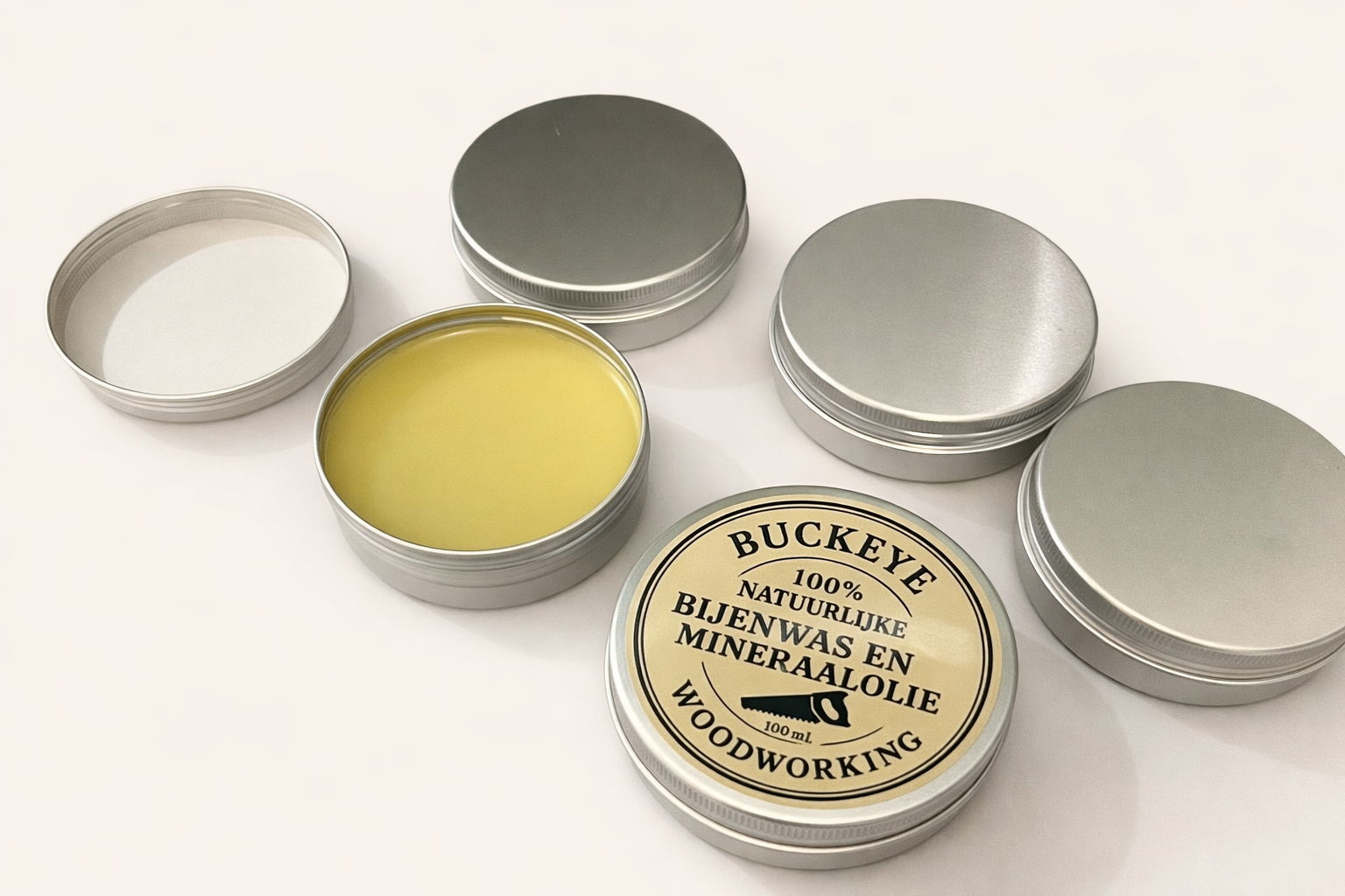 100% natuurlijke bijenwas en mineraalolie