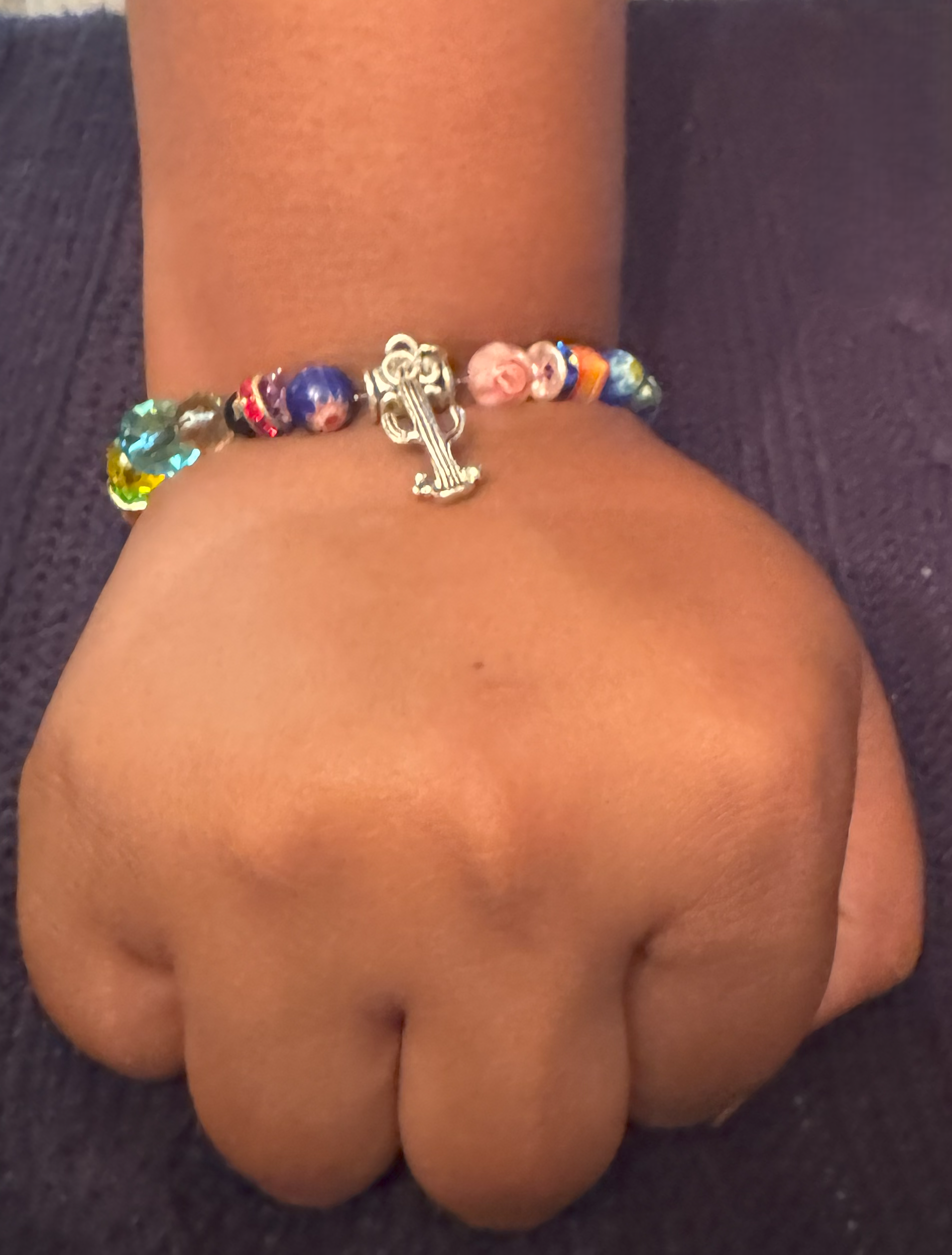 Cactus Glass Multicolored Beads