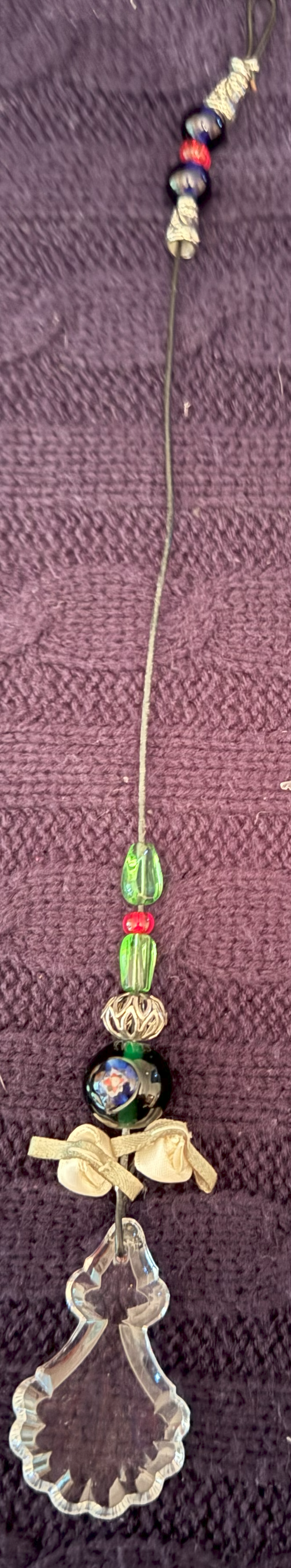 Long Prism with Cloth Flowers