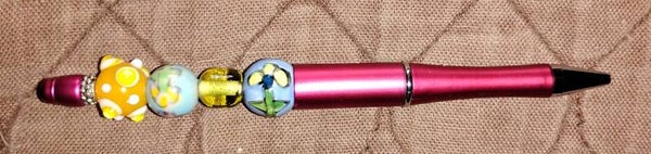 Beaded Ball Point Pen