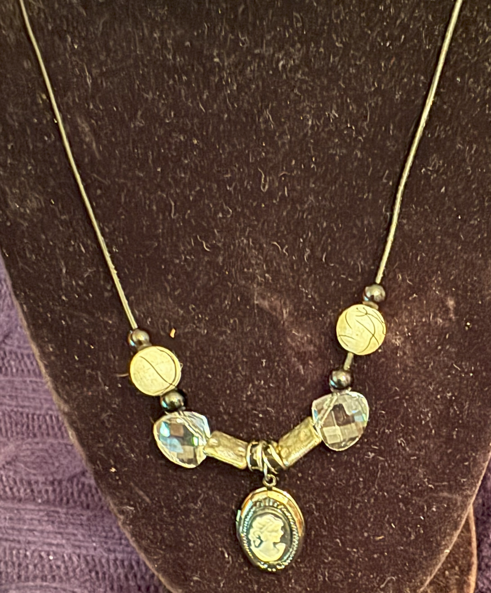 Locket Cameo Necklace