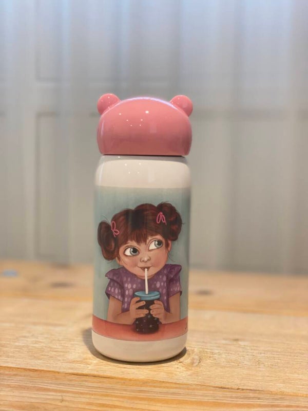 Thermosfles  met oortjes "Juuntje"