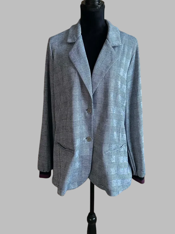 Rutig kavaj Zhensi (Art.nr.1017)