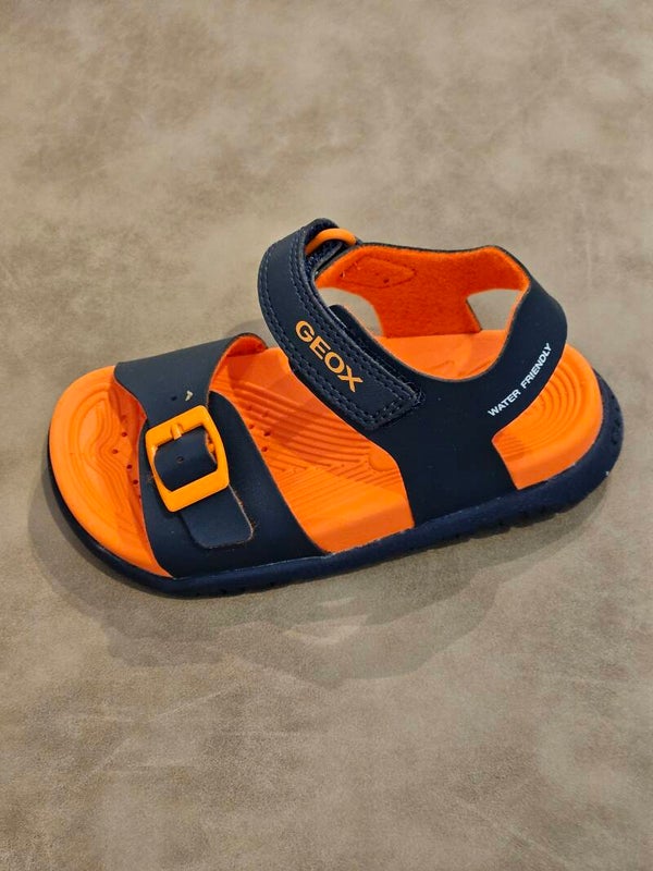 Sandaal navy/orange