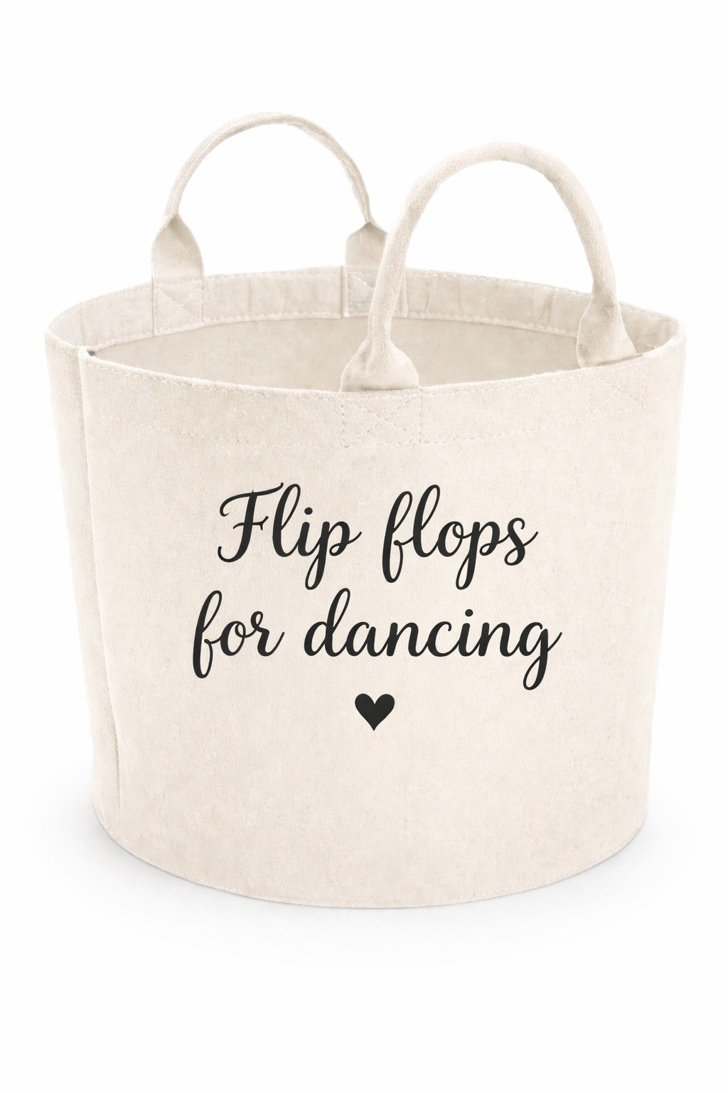 Custom Wedding Storage Basket | Flip Flops For Dancing | Reception Accessories
