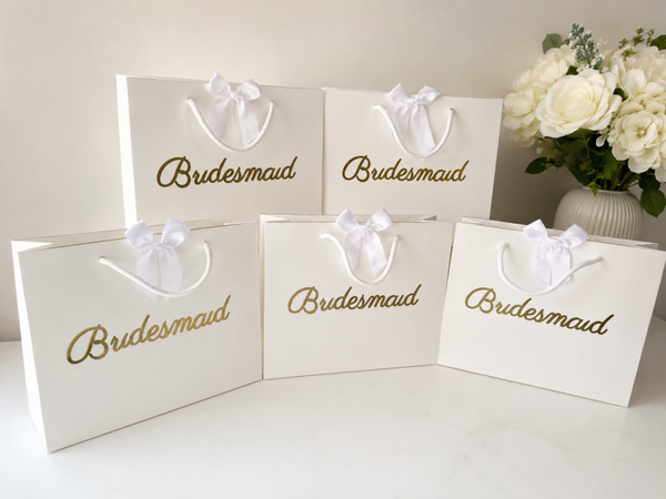 Personalised Bridesmaid Gift Bags – Wedding Proposal Bags