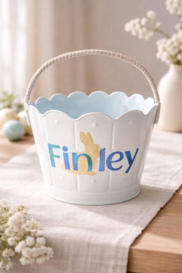 Personalised Easter Bunny Basket