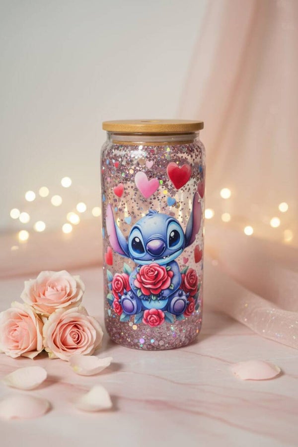 Glass Snow Globe Tumblers