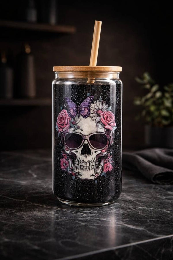 Glass Snow Globe Tumbler