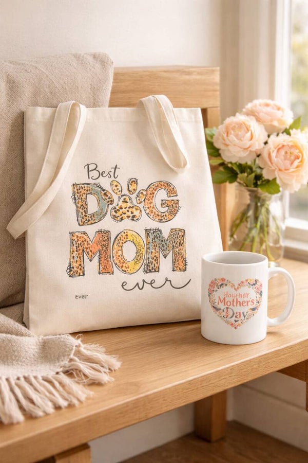 Dog Mum Tote Bag & Matching Mug – £11.99