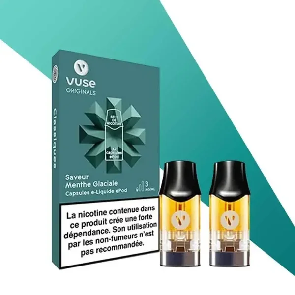 PRO SHOP : POD VUSE (X2) MENTHE GLACIALE