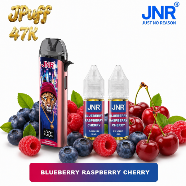 PRO : JNR JPUFF 47 K BLUE RAZZ BERRY CHERRY