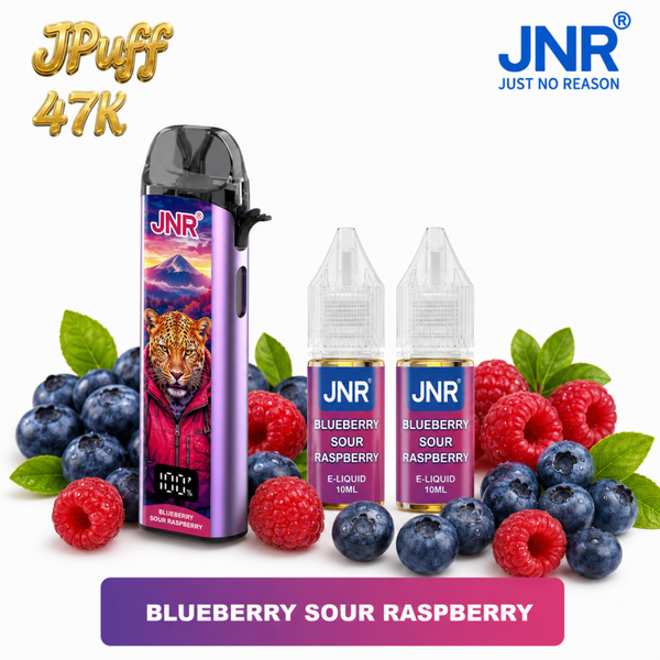 PRO : JNR JPUFF 47 K BLUE SOUR RASPBERRY