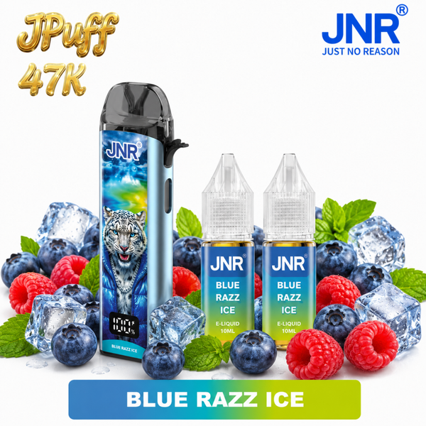 PRO : JNR JPUFF 47 K BLUE RAZZ ICE