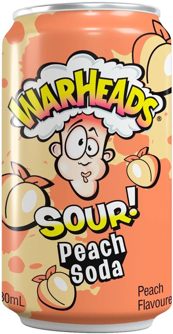 PRO : WARHEADS PEACH SODA
