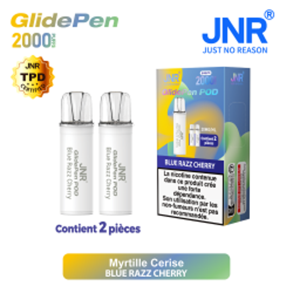 PRO : POD (x2) JNR GLIDE PEN PRO BLUE RAZZ CHERRY