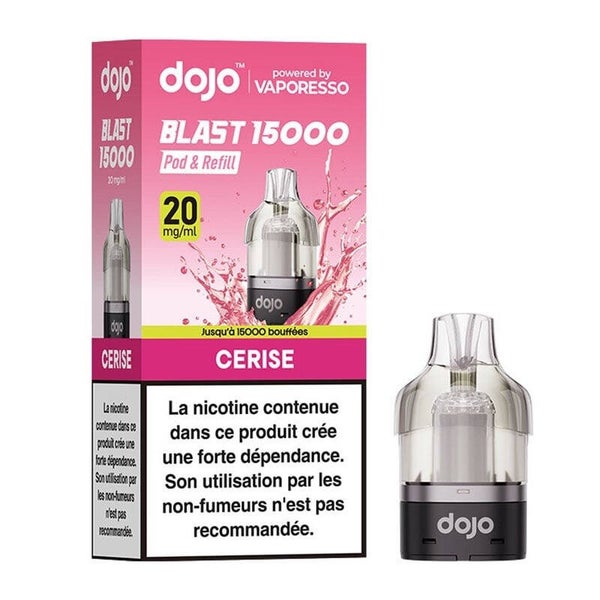PRO : POD VAPORESSO DOJO BLAST 15 K CERISE