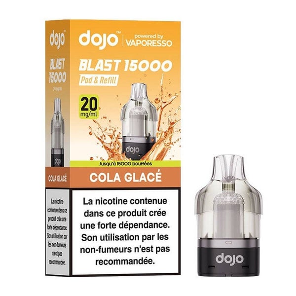 PRO : POD VAPORESSO DOJO BLAST 15 K COLA GLACE