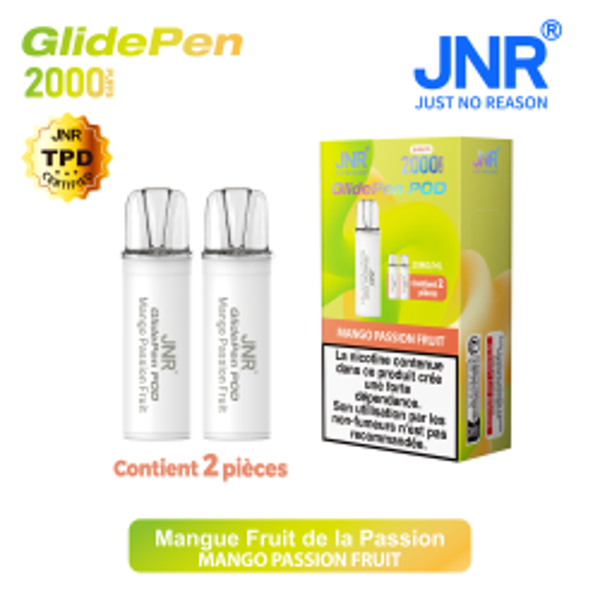 PRO : POD (x2) JNR GLIDE PEN PRO MANGO PASSION FRUIT