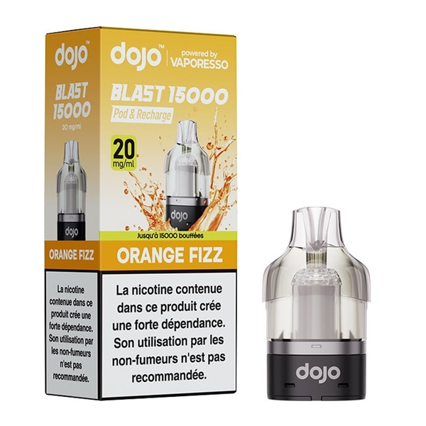PRO : POD VAPORESSO DOJO BLAST 15 K ORANGE FIZZ