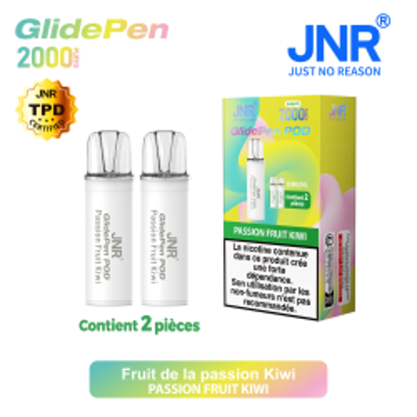 PRO : POD (x2) JNR GLIDE PEN PRO PASSION FRUIT KIWI