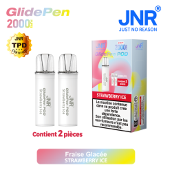 PRO : POD (x2) JNR GLIDE PEN PRO STRAWBERRY ICE