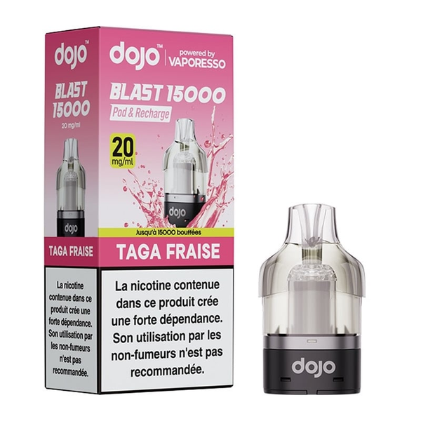 PRO : POD VAPORESSO DOJO BLAST 15 K TAGADA FRAISE