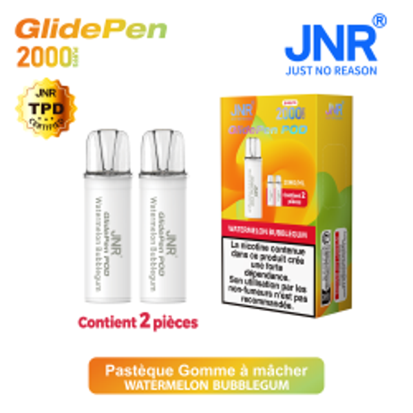 PRO : POD (x2) JNR GLIDE PEN PRO WATERMELON BUBBLE GUM