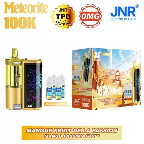 PRO : METEORITE 100K MANGO PASSION FRUIT SANS NICOTINE