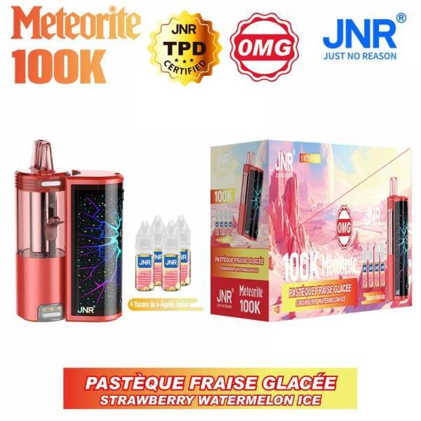 PRO : METEORITE 100K STRAWBERRY WATERMELON SANS NICOTINE